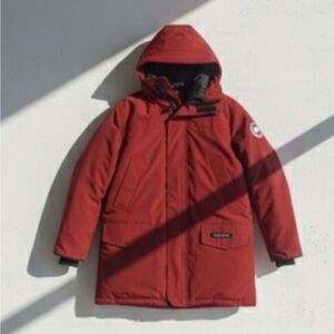 Canada Goose Red and Black Parka